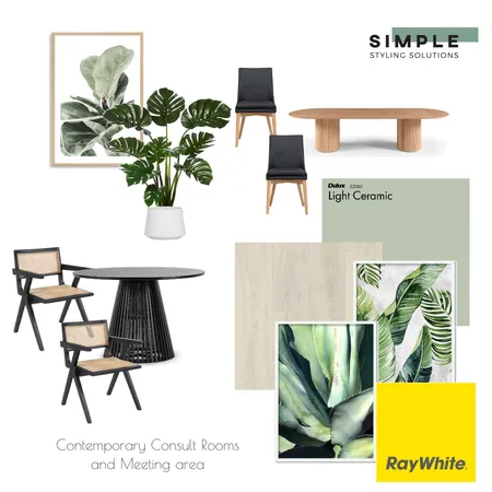 Contemporary Ray White consult rooms Interior Design Mood Board by Simplestyling on Style Sourcebook