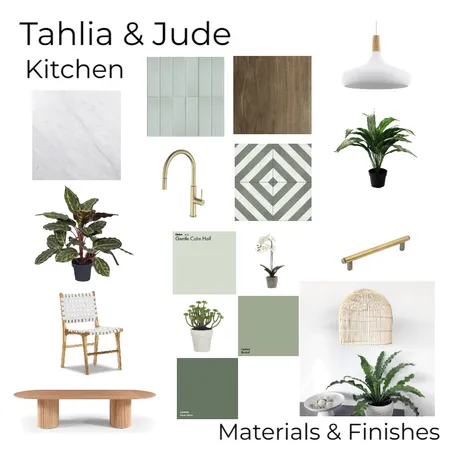 Tahlia & Jude - Kitchen - Materials & Finishes Interior Design Mood Board by kdhearder on Style Sourcebook