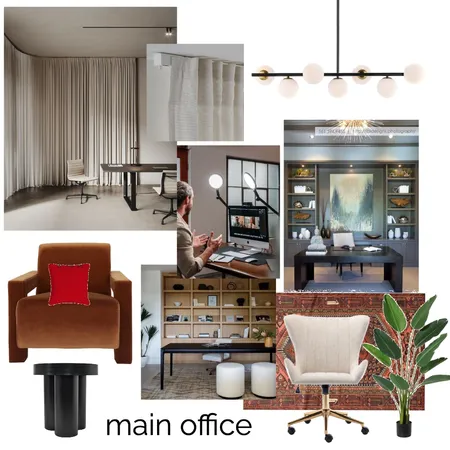 Main Office Interior Design Mood Board by Larmour on Style Sourcebook