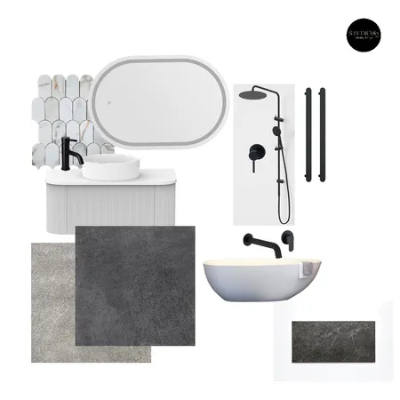 Main bathroom Interior Design Mood Board by Studio82 on Style Sourcebook