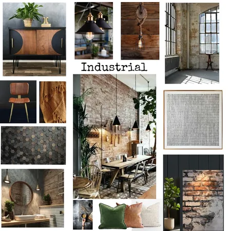 Industrial Interior Design Mood Board by Amara_Designs on Style Sourcebook
