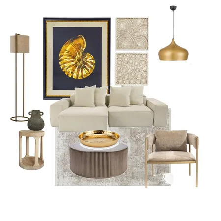Contemporary Living Room Space Interior Design Mood Board by Ethereal Space & Interiors on Style Sourcebook