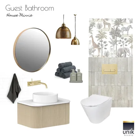 Hanneri - Guest Bathroom Interior Design Mood Board by Unik Designs on Style Sourcebook