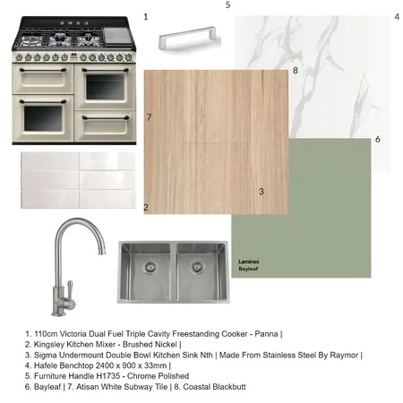 Coastal Palm Springs Kitchen Interior Design Mood Board by m3l1nda1@gmail.com on Style Sourcebook