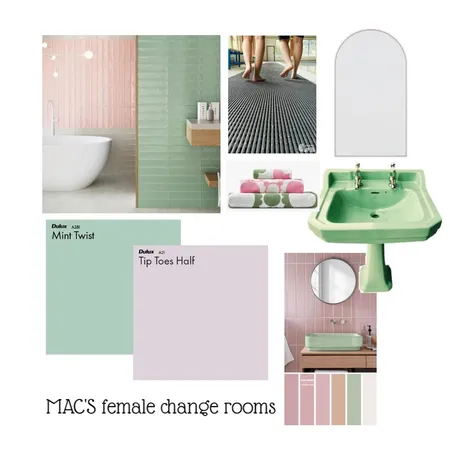 MAC's female change rooms Interior Design Mood Board by KarenMcMillan on Style Sourcebook