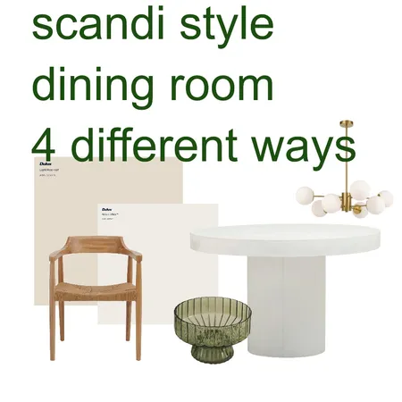 Dining room 4 different ways Interior Design Mood Board by Stilleben Interior Design on Style Sourcebook