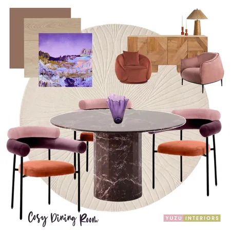 Cosy Dining Room Interior Design Mood Board by Yuzu Interiors on Style Sourcebook
