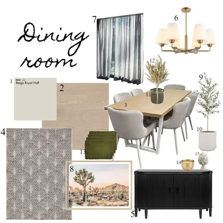 module 9 moldboard 3 dining room Interior Design Mood Board by trishastyle on Style Sourcebook