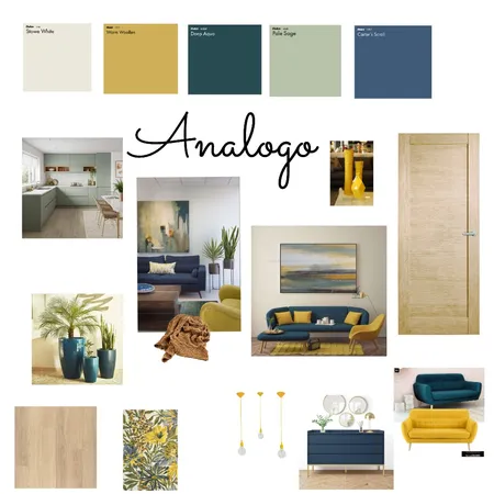 propuesta 2 colores analogos Interior Design Mood Board by paolafabiana on Style Sourcebook
