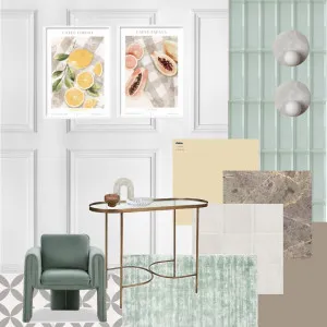 Minty Fresh Hallway Interior Design Mood Board by Studio Smith Interiors on Style Sourcebook