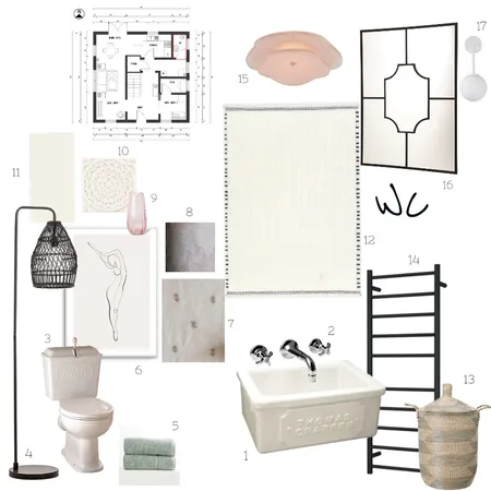 bathroom updated Interior Design Mood Board by Near saints. on Style Sourcebook
