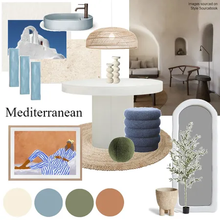 Mediterranean Interior Design Mood Board by cassharris on Style Sourcebook