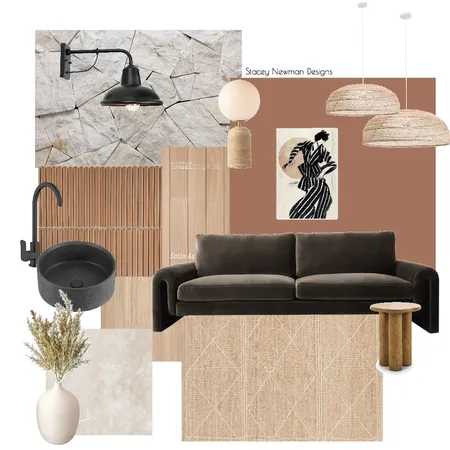 Earthy Textural Designs Interior Design Mood Board by Stacey Newman Designs on Style Sourcebook