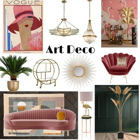 Art Deco Moodboard Interior Design Mood Board by Amara_Designs on Style Sourcebook