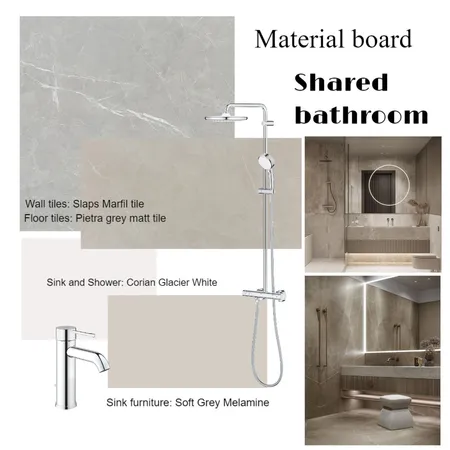 shared bathroom Interior Design Mood Board by antriruiz on Style Sourcebook