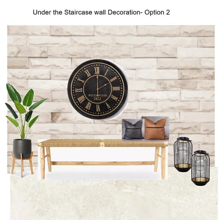 Under the staircase Wall decoration - Option 2 Interior Design Mood Board by Asma Murekatete on Style Sourcebook