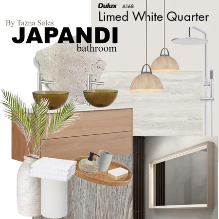Japandi bathroom Interior Design Mood Board by tazsal on Style Sourcebook
