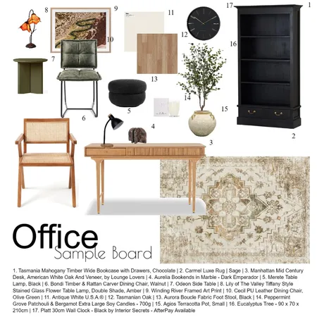 Office Sample Board Interior Design Mood Board by elizabethrhsteel on Style Sourcebook