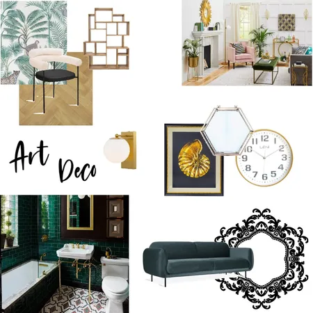 Art Deco - Mood Board Interior Design Mood Board by ivannaallen on Style Sourcebook