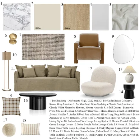 Client Project 1 - Sample Board Interior Design Mood Board by ainsleighblair on Style Sourcebook