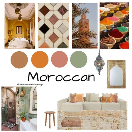 Moroccan Interior Design Mood Board by Shannon Welch Design on Style Sourcebook