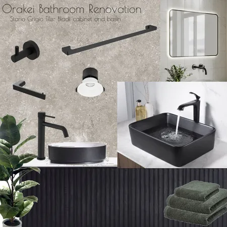Orakei Bathroom Renovation Interior Design Mood Board by Natalie Holland on Style Sourcebook