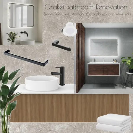 Orakei Bathroom- 1 Interior Design Mood Board by Natalie Holland on Style Sourcebook