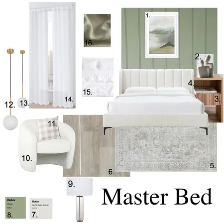 Master bedroom Interior Design Mood Board by Livderome on Style Sourcebook