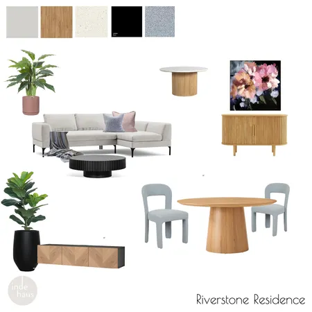 Riverstone Residence - Bora 100x100 Interior Design Mood Board by indehaus on Style Sourcebook