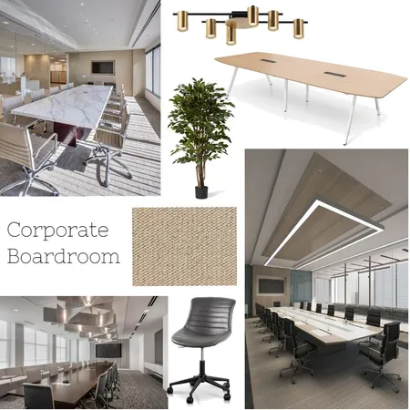 Corporate Boardroom Interior Design Mood Board by Chelsea.R on Style Sourcebook