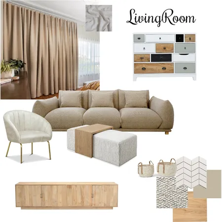 Living Room Interior Design Mood Board by roubi on Style Sourcebook