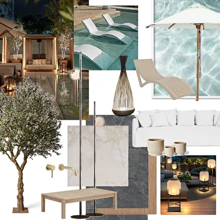 Luxurious mediterranean pool vibes Interior Design Mood Board by LAMÍ_designstudio on Style Sourcebook