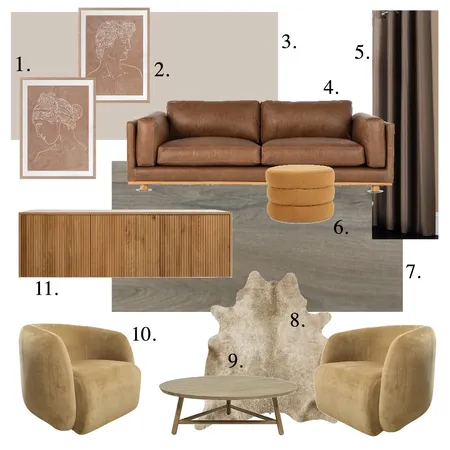 Assignment 9 Living Room Interior Design Mood Board by LoandCoDesigns on Style Sourcebook