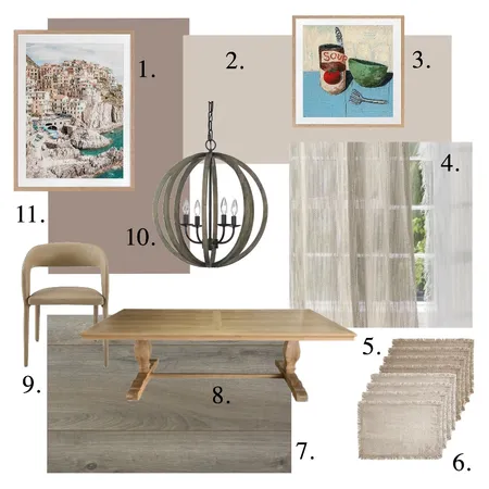Assignment 9 Dining Room Interior Design Mood Board by LoandCoDesigns on Style Sourcebook