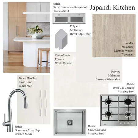 Pakenham Showroom - Japandi Kitchen Interior Design Mood Board by Two Wildflowers on Style Sourcebook