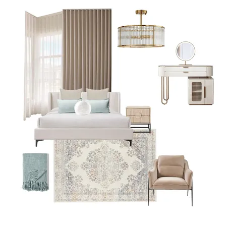 Waverton Project - Master Bedroom Option 2 Interior Design Mood Board by livinstyle on Style Sourcebook