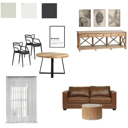 Lagoon Beach Living Room Interior Design Mood Board by Unik Designs on Style Sourcebook
