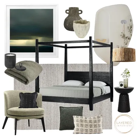 Australiana Bedroom Interior Design Mood Board by Layered Interiors on Style Sourcebook
