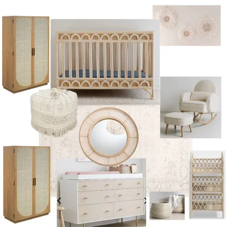 boho nursery Interior Design Mood Board by LilliBennett on Style Sourcebook