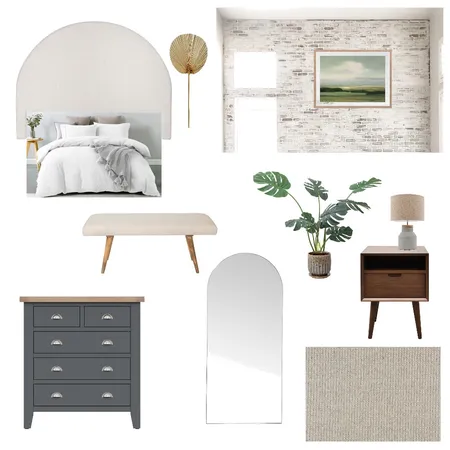 Eulo St main bedroom Interior Design Mood Board by brigid on Style Sourcebook