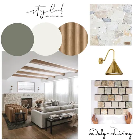 Daly - Living Interior Design Mood Board by Styled Interior Design on Style Sourcebook