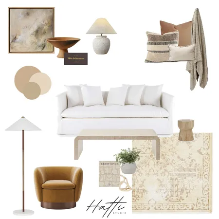 Calm Living Interior Design Mood Board by Hatti Interiors on Style Sourcebook