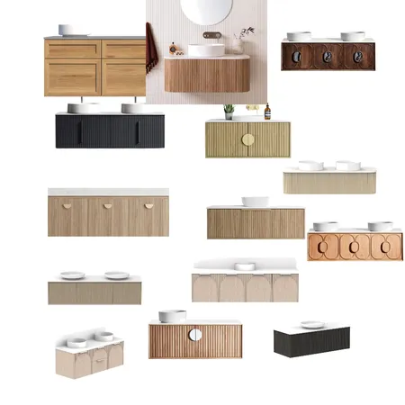 vanities wood grain Interior Design Mood Board by interiors@gatenbydesigns.com.au on Style Sourcebook