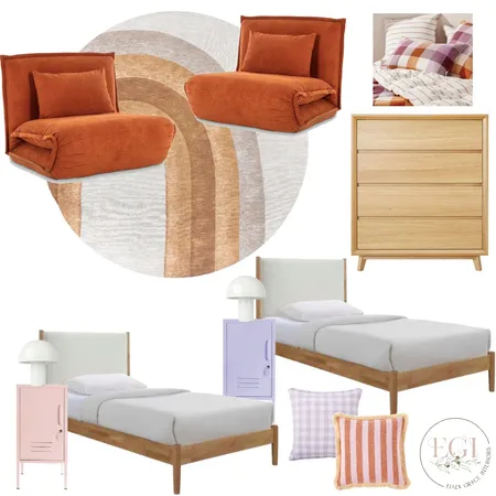 Twin's Room Interior Design Mood Board by Eliza Grace Interiors on Style Sourcebook