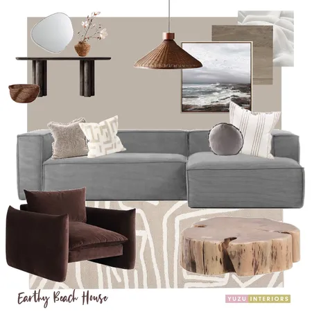 Earthy Beach House Interior Design Mood Board by Yuzu Interiors on Style Sourcebook