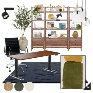 Office Space Interior Design Mood Board by miszlele on Style Sourcebook