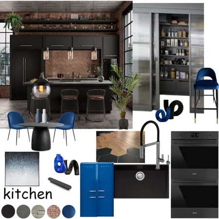 Industrial kitchen Interior Design Mood Board by Mike Skr on Style Sourcebook