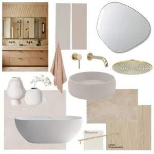 Tonal Coastal Bathroom Interior Design Mood Board by Ecasey on Style Sourcebook
