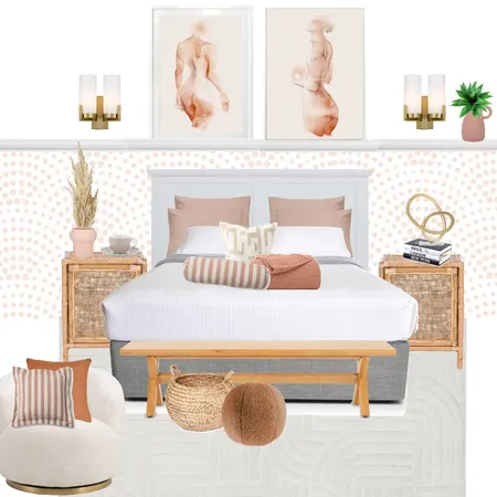 Soft and Delicate Bedroom Interior Design Mood Board by Lucey Lane Interiors on Style Sourcebook