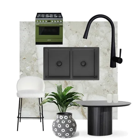 Moody Black Kitchen Interior Design Mood Board by Tradelink on Style Sourcebook